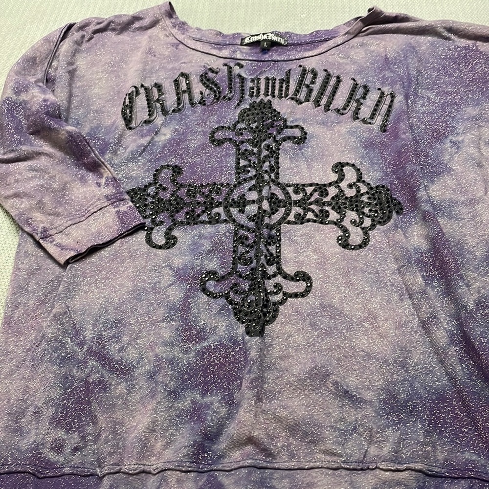 Crash and Burn 3/4 sleeve shirt